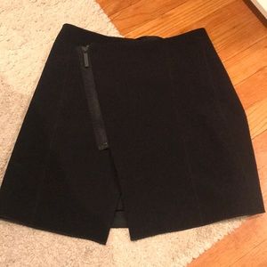 Kendall and Kylie black high rise mini skirt